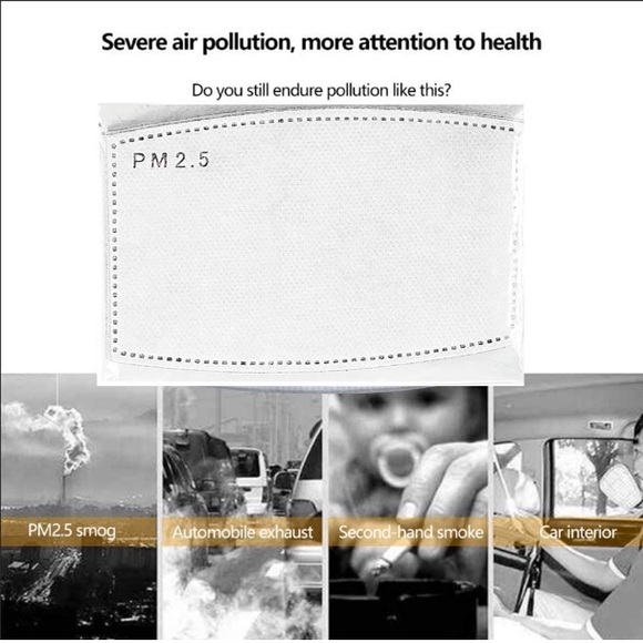 Sequin Face Mask w/5 High Grade Filters - Picture 7 of 7